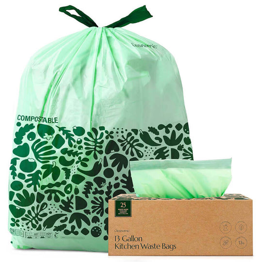 Compostable 13-Gallon Waste Bags