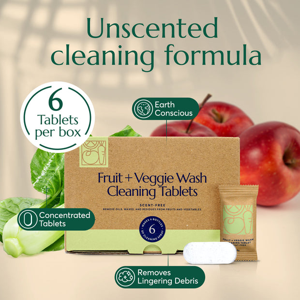 Fruit + Veggie Wash Cleaning Tablets